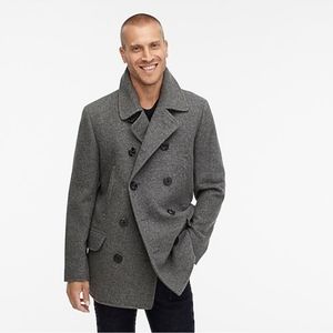 J crew men's Dock peacoat